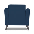 Adorn India Dannis 1 Seater Sofa (Blue) (3 Year Warranty)