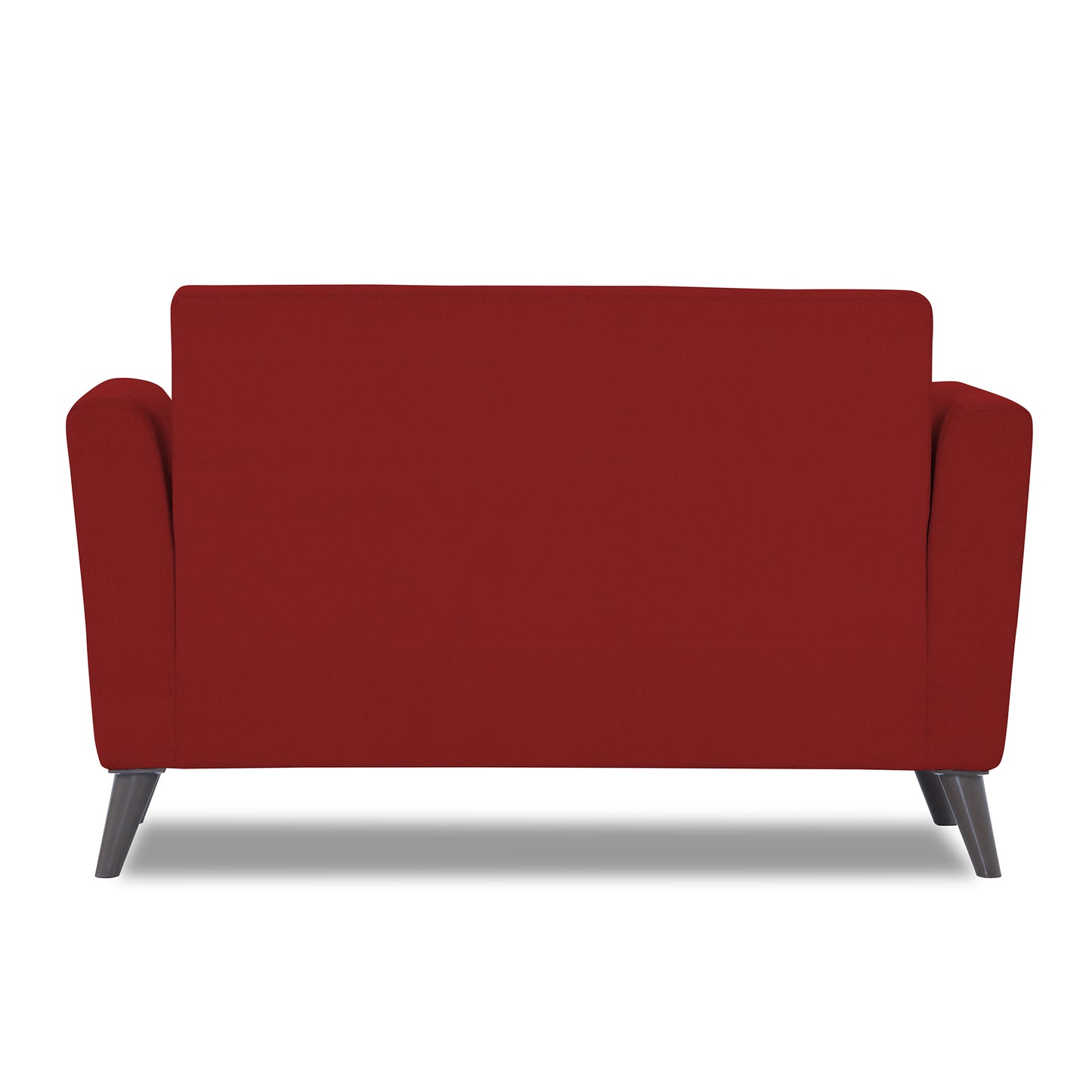 Adorn India Daniel 2 Seater Sofa (Red)