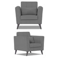 Daniel 3+2+1 6 Seater Sofa Set (Grey)