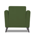 Adorn India Daniel 1 Seater Sofa (Green) (3 Year Warranty)