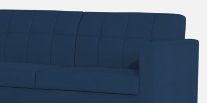 Adorn India Chilly L Shape 6 Seater Sofa Set LHS (Blue)