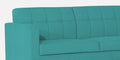 Adorn India Chilly L Shape 6 Seater Sofa Set RHS (Aqua Blue) (3 Year Warranty)