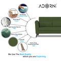 Daniel 3+2+1 6 Seater Sofa Set (Green)