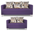 Alita 3+2 Compact 5 Seater Sofa Set (Dark Purple)
