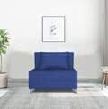 Adorn India Easy Alyn Plus Decent 2 Seater Sofa Cum Bed (3x6) (Blue) (1 Year Warranty)