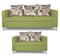 Alita 3+2 Compact 5 Seater Sofa Set (Green)