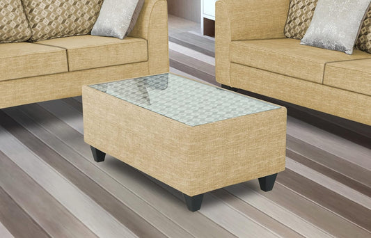 Adorn India Bricks (3 Years Warranty) Centre Table (Beige) Modern
