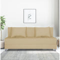 Adorn India Easy Alyn Plus Decent 4 Seater Sofa Cum Bed (6X6) (Beige) (1 Year Warranty)