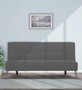 Adorn India Benjamin 3 Seater Sofa Cum Bed (Grey) (3 Year Warranty)