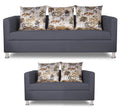 Alita 3+2 Compact 5 Seater Sofa Set (Dark Grey)
