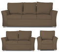 Alexia 3+2+1 6 Seater Sofa Set (Camel)