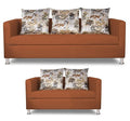 Alita 3+2 Compact 5 Seater Sofa Set (Rust)