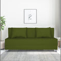 Adorn India Easy Alyn Plus Decent 4 Seater Sofa Cum Bed (6x6) (Green) (1 Year Warranty)