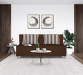 Adorn India Easy Alyn Plus Stripes 3 Seater Sofa Cum Bed (5X6) (Brown) (1 Year Warranty)