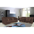 Premium Camilla 3-1-1 5 Seater Sofa Set (Velvet Fabric Colour Brown)