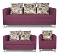 Alita 3+2+1 Compact 6 Seater Sofa Set (Light Purple)