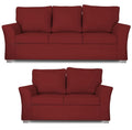 Alexia 3+2 5 Seater Sofa Set (Maroon)
