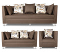 Alica 3+2+1 6 Seater Sofa Set (Camel)