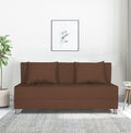 Adorn India Easy Alyn Plus Decent 3 Seater Sofa Cum Bed (5X6) (Brown) (1 Year Warranty)