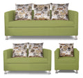 Alita 3+2+1 Compact 6 Seater Sofa Set (Green)