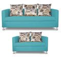 Alita 3+2 Compact 5 Seater Sofa Set (Aqua Blue)