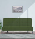 Adorn India Benjamin 3 Seater Sofa Cum Bed (Green) (3 Year Warranty)