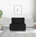 Adorn India Easy Alyn Plus Decent 2 Seater Sofa Cum Bed (3x6) (Black) (1 Year Warranty)