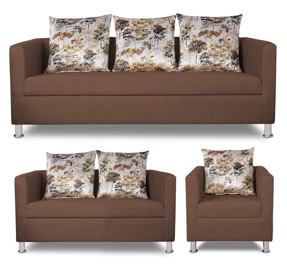 Alita 3+2+1 Compact 6 Seater Sofa Set (Camel)
