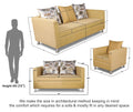 Alita 3+2+1 Compact 6 Seater Sofa Set (Beige)