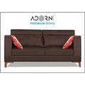 Adorn India Premium Pluto 3 Seater Sofa (Brown)