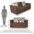 Alita 3+2 Compact 5 Seater Sofa Set (Camel)