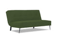 Adorn India Benjamin 3 Seater Sofa Cum Bed (Green) (3 Year Warranty)