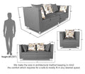 Alita 3+2+1 Compact 6 Seater Sofa Set (Light Grey)