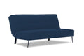 Adorn India Benjamin 3 Seater Sofa Cum Bed (Blue) (3 Year Warranty)