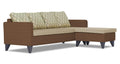 Dorothy Blossom L Shape 5 Seater Sofa Set RHS (Brown & Beige)