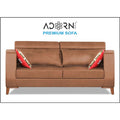 Adorn India Premium Pluto 3 Seater Sofa (Tan)
