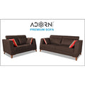 Premium Pluto 3+2 5 Seater Sofa Set (Brown)