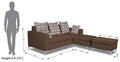Anigma Modular Sofa Set (Brown)