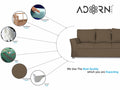 Alexia 3+2 5 Seater Sofa Set (Camel)