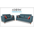 Premium Pluto 3+2 5 Seater Sofa Set (Blue)