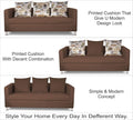 Alita 3+2 Compact 5 Seater Sofa Set (Camel)