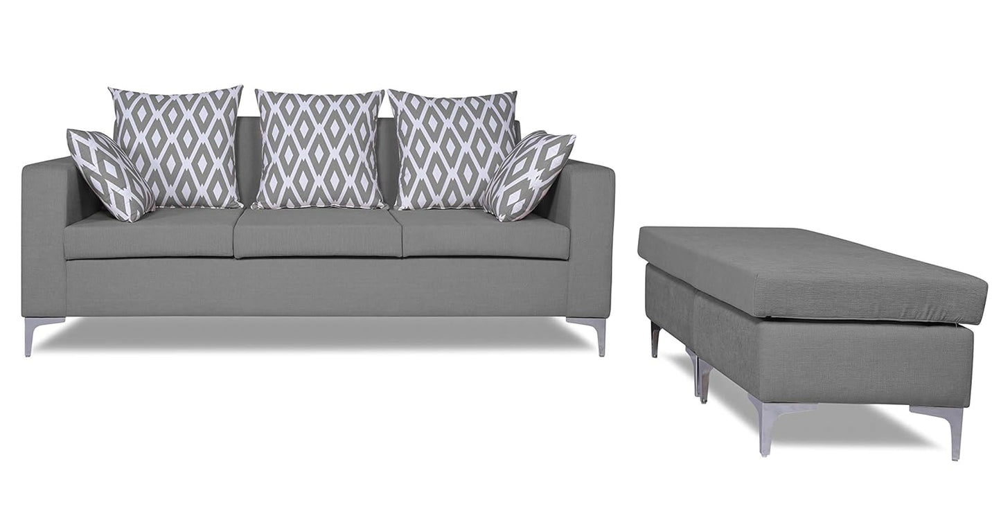 Adorn India Anigma Modular Sofa Set (Grey)