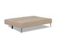 Adorn India Benjamin 3 Seater Sofa Cum Bed (Beige) (3 Year Warranty)