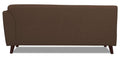 Adorn India (3 Years Warranty Leaf 6 Seater Corner Sofa (Brown) Left Hand Side