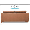 Adorn India Premium Pluto 3 Seater Sofa (Tan)