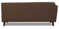 Adorn India (3 Years Warranty Leaf 6 Seater Corner Sofa Right Hand Side (Brown)