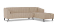 Adorn India Premium Laurel L Shape 5- to 6-Person Sofa Set (RHS) (Beige) (3 Year Warranty)