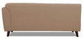 Adorn India (3 Years Warranty Leaf 6 Seater Corner Sofa (Beige) Left Hand Side