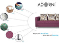 Alita 3+2 Compact 5 Seater Sofa Set (Light Purple)