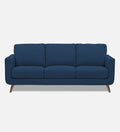 Adorn India Damian 3 Seater Sofa (Blue) (3 Year Warranty)